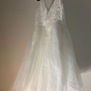 Elegant White Lace Women Dress